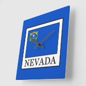 Nevada Quadratische Wanduhr (Winkel)