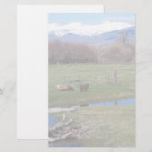 Nevada-Ranch-Landschaft Briefpapier (Vorne/Hinten)