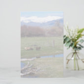 Nevada-Ranch-Landschaft Briefpapier (Stehend Vorderseite)