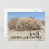 Nevada Rasenmäher Postkarte (Vorne/Hinten)