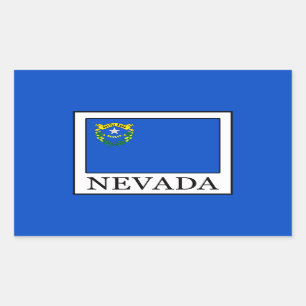 Nevada Rechteckiger Aufkleber