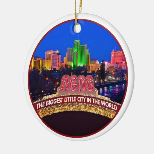 NEVADA Reno Keramikornament (Links)