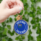 Nevada Round Emblem Schlüsselanhänger (Hand)