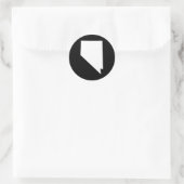 Nevada Runder Aufkleber (Tasche)