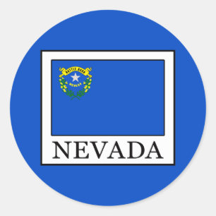 Nevada Runder Aufkleber