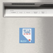 Nevada Save the Date - Individuell gestaltete Stad Magnet (In Situ (Geschirrspüler))