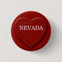 Nevada-Schaltfläche für die Herzkarte