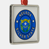 Nevada Silbernes Ornament (Rechts)