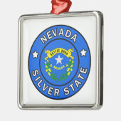Nevada Silbernes Ornament (Links)