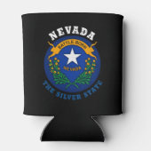 NEVADA SILVER STAAT FLAG DOSENKÜHLER (Rückseite)