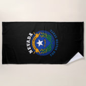 NEVADA SILVER STAAT FLAG STRANDTUCH (Vorderseite)