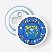Nevada Silver Staat Flaschenöffner (Vorderseite)
