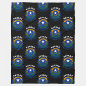 NEVADA SILVER STAATLICHES FLAG BEACH TOWEL FLEECEDECKE (Vorderseite)