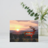 Nevada-Sonnenuntergang Postkarte (Stehend Vorderseite)
