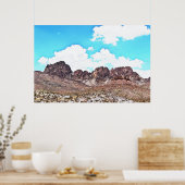 Nevada Spirit Mountains Landschaft Art Poster (Küche)