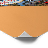 Nevada Staat Foto Einfügen und Ortsname Poster (Ecke)