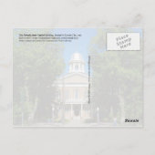 Nevada Staat Hauptstadt Gebäude, Carson City Postkarte (Rückseite)