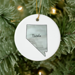 Nevada Staat Illustration Malerei Keramik Ornament