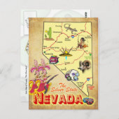 Nevada Staat Karte (Vorne/Hinten)