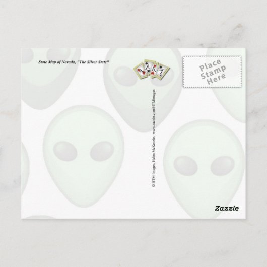 Nevada Staat Karte (Rückseite)