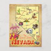 Nevada Staat Karte (Vorderseite)