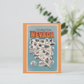 Nevada Staat Karte (Stehend Vorderseite)