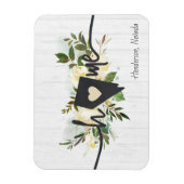 Nevada Staat Personalisiert Zuhause City Rustikale Magnet (Vertikal)