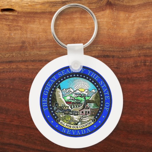 Nevada Staat Siegel Schlüsselanhänger (Vorderseite)