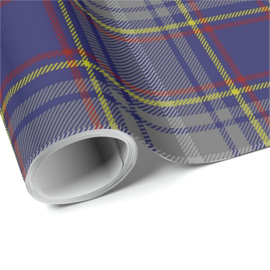Nevada-Staat Tartan. US-Staatsangehörigplaid Geschenkpapier (Rolleneckpunkt)