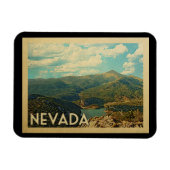 Nevada Staat Vintage Reise Magnet (Horizontal)