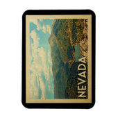Nevada Staat Vintage Reise Magnet (Vertikal)