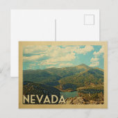 Nevada Staat Vintage Reise Postkarte (Vorne/Hinten)