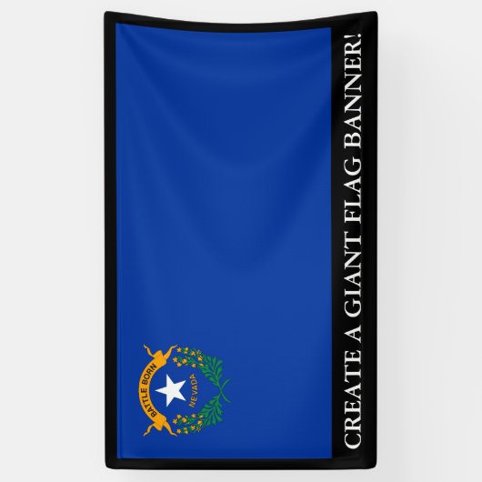 Nevada-Staats-Flagge Banner (Vertikal)