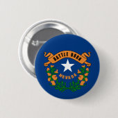 Nevada-Staats-Flagge Button (Vorne & Hinten)