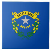Nevada-Staats-Flagge Fliese (Vorderseite)