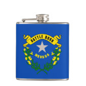 Nevada-Staats-Flaggen-Entwurf Flachmann (Vorderseite)