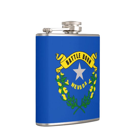 Nevada-Staats-Flaggen-Entwurf Flachmann (Rechts)