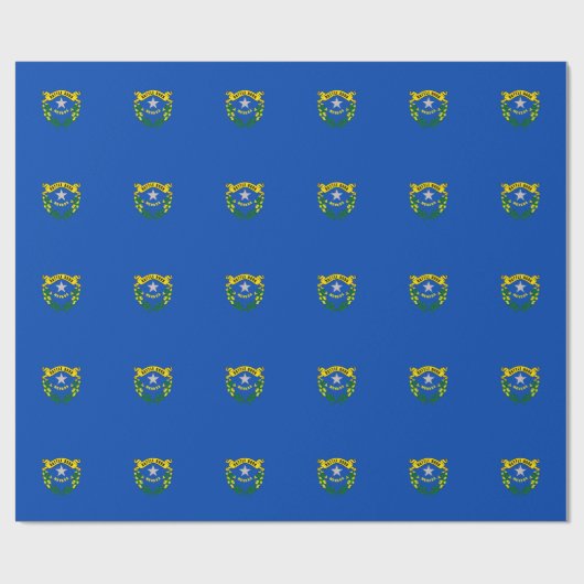 Nevada-Staats-Flaggen-Entwurf Geschenkpapier (Flach)