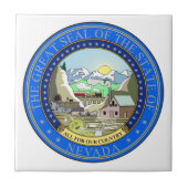 Nevada-Staats-Siegel Fliese (Vorderseite)