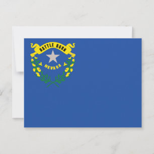 Nevada Staatsflagge Battle Born Postkarte