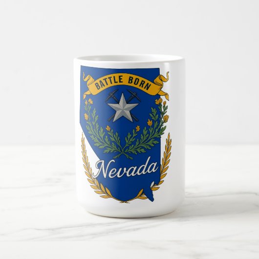 Nevada Staatsstolz Kaffeetasse (Mittel)
