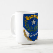 Nevada Staatsstolz Kaffeetasse (Vorderseite Links)