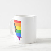 Nevada Staatsstolz LGBTQ-Progress Prix Kaffeetasse (Vorderseite Links)