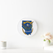 Nevada Staatsstolz Runde Wanduhr (Zuhause)