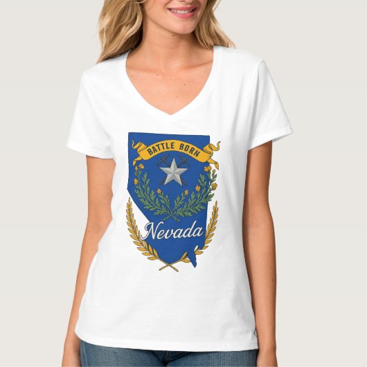 Nevada Staatsstolz T-Shirt (Vorderseite)