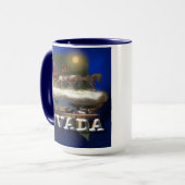 Nevada Stagecoach Kunstwerk Tasse (Vorderseite Links)
