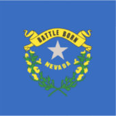 Nevada State Flag Design Aufkleber (Vorderseite)