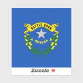 Nevada State Flag Design Aufkleber (Blatt)