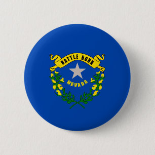 Nevada State Flag Design Button