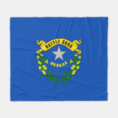 Nevada State Flag Design Fleecedecke (Vorderseite (Horizontal))